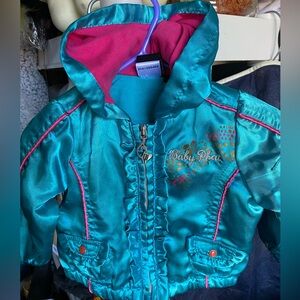 Baby Phat Vibrant Pink and Teal Jacket